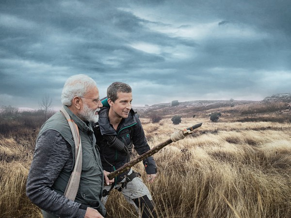 A still from the episode of 'Man Vs Wild' featuring PM Modi and Bear Grylls (Photo source: Discovery)