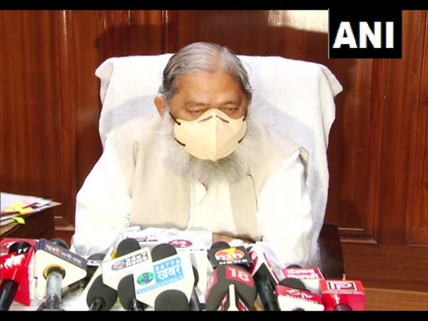 Haryana Health Minister Anil Vij (file pic/ ANI).