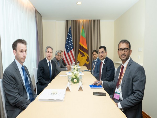 US Secretary of State Antony Blinken met with Sri Lankan Foreign Minister Ali Sabry (Photo Credit: Blinken's twitter)