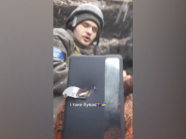 Smartphone saved a soldier's life in Ukraine.