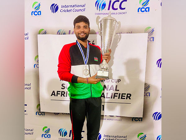 Kenya cricketer Pushkar Sharma (Image: ICC)