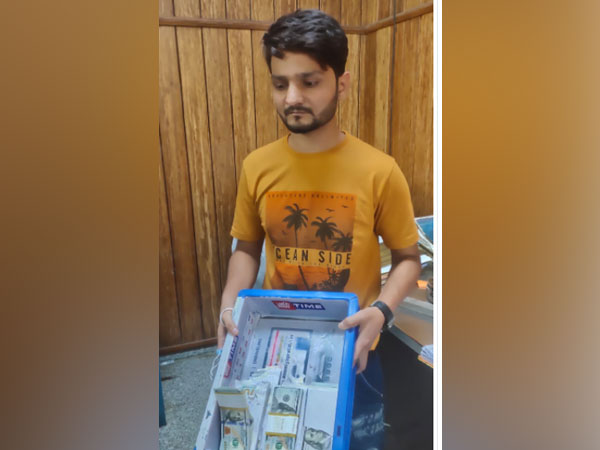 The amount detected by CISF at Guwahati airport. (Photo/ANI)