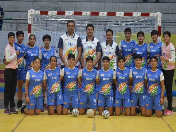 Himachal Pradesh handball team at KIYG 2021 (Image: SAI/MYAS)