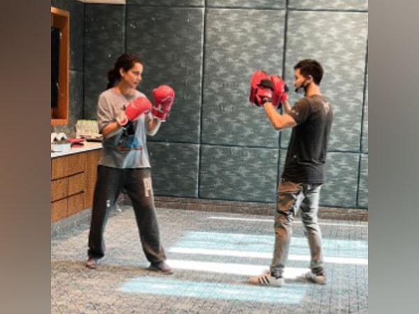 Actor Kangana Ranaut undergoing action training (Image Source: Instagram)
