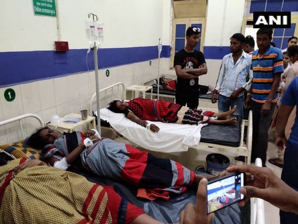 The injured women are underway treatment in the hospital in Dhamtri in Chattisgarh. Photo/ANI