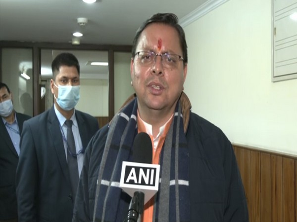 Uttarakhand CM Pushkar Singh Dhami. [Photo/ANI]