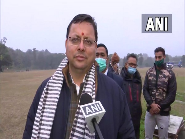 Uttarakhand Chief Minister Pushkar Singh Dhami. (ANI/photo)