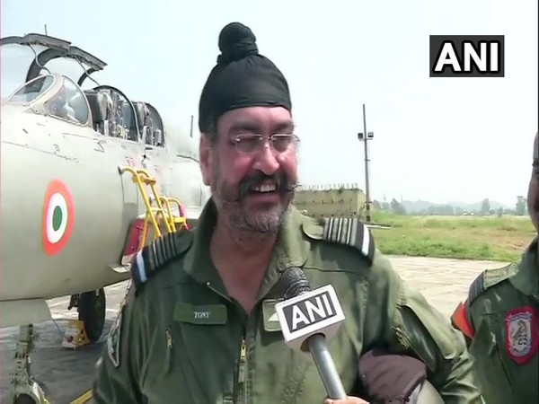 IAF Chief BS Dhanoa talking to ANI at Pathankot Airbase on Monday