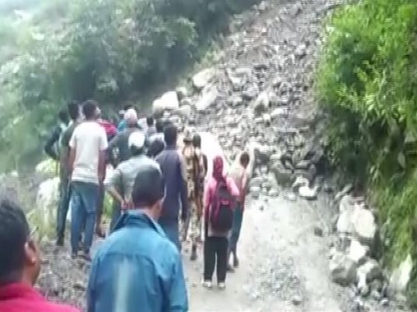 The road not only connects the border with China but locals are also dependent on it for transporting food and medicines. (Photo: ANI)