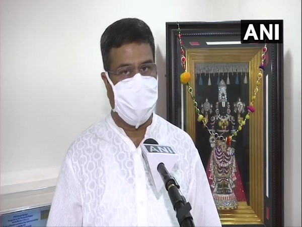 Union Minister Dharmendra Pradhan speaking to ANI on Saturday.