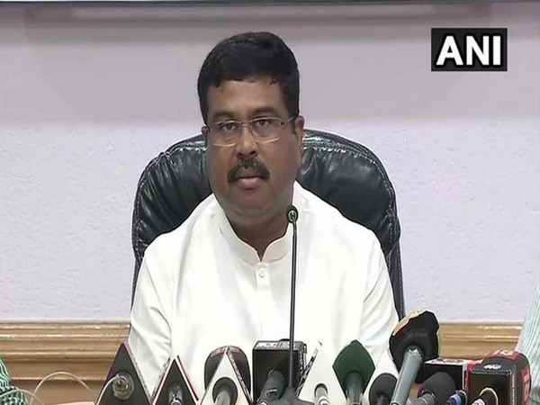 Minister of Petroleum and Natural Gas & Steel Dharmendra Pradhan (Photo/ANI)