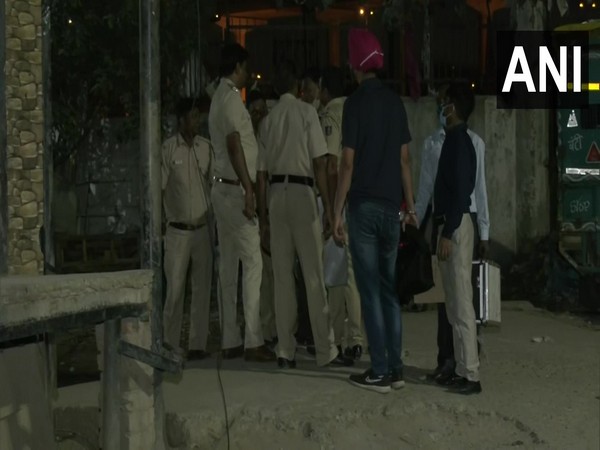 Police team investigating the place of incident on Friday night. (ANI/photo)