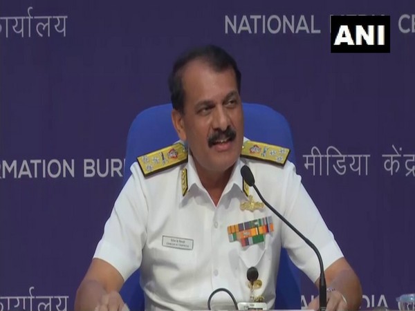 Chief of Personnel (COP) of the Indian Navy, Admiral Dinesh K Tripathi (Photo/ANI)