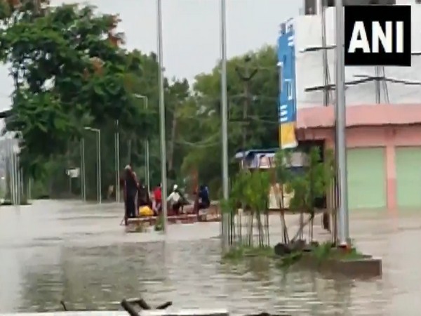 A visual of Nirmal district after heavy rain in Telangana (Photo/ANI)