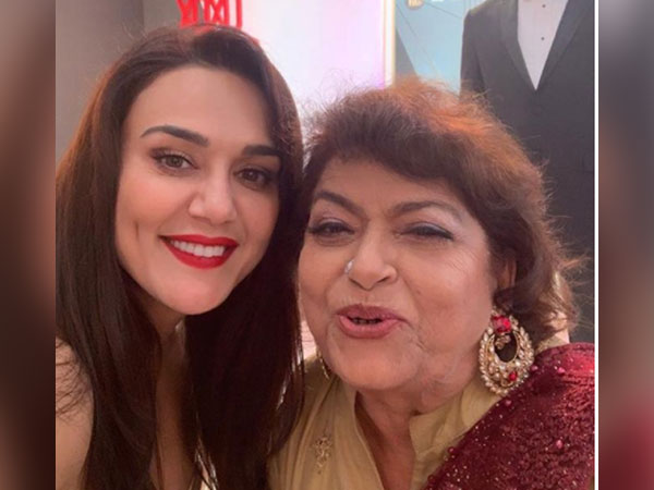 Preity Zinta pays heart-warming tribute to Saroj Khan (Image source: Instagram) 