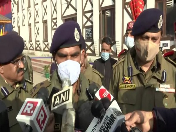 Vijay Kumar, IGP, Kashmir, interacting with reporters on Friday.