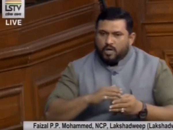 Lakshadweep MP PP Mohammed Faizal (file pic/ANI).