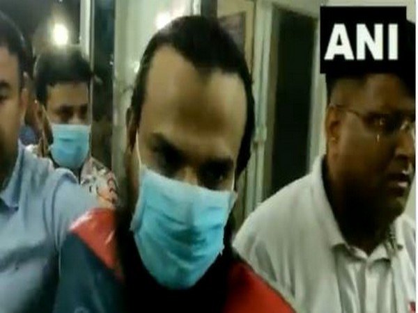 Gauhar Chishti taken to Kishanganj Police Station in Ajmer.