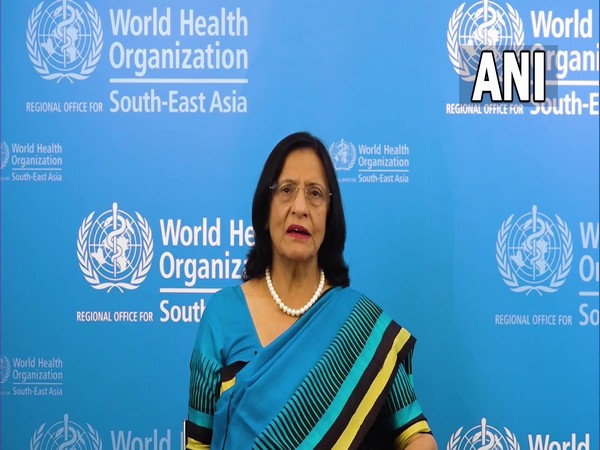 Regional Director of World Health Organization (WHO)'s South-East Asia Region, Dr Poonam Khetrapal Singh (Photo/ANI)