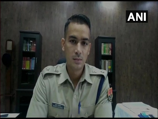 Dholpur SP Mridul Kachawa talking to ANI on Wednesday 