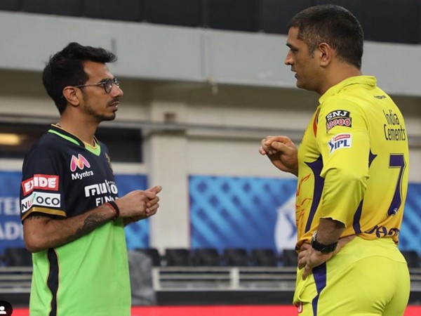Yuzvendra Chahal and MS Dhoni (Image: Yuzvendra Chahal's Instagram)