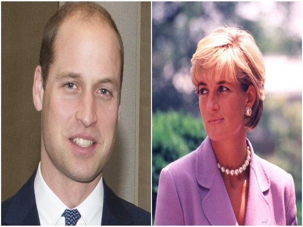 Prince William and late Princess Diana
