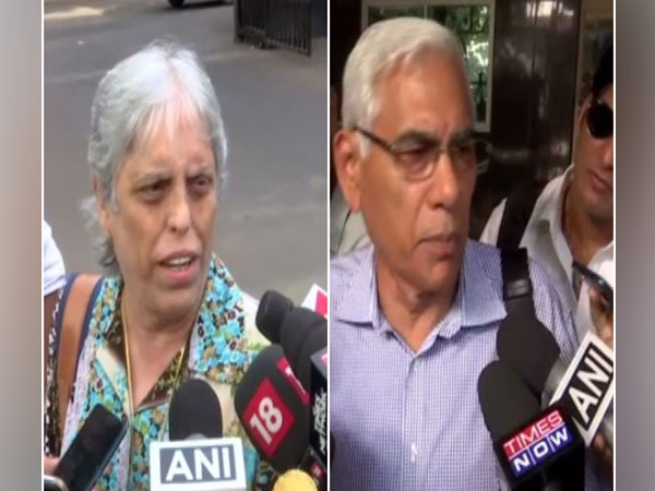 Diana Edulji (L) and Vinod Rai (R)