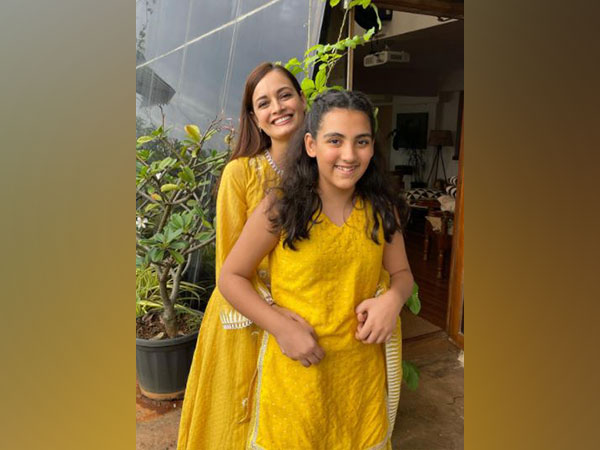 Dia Mirza and her stepdaughter (Image source: Instagram)