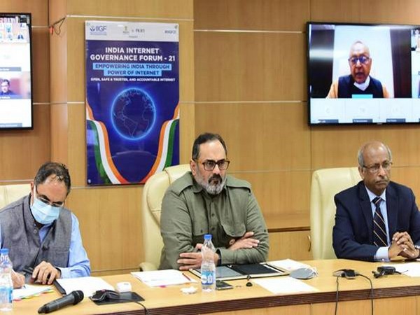 High-level session on the final day of the first ever India Internet Governance Forum (Photo/PIB)