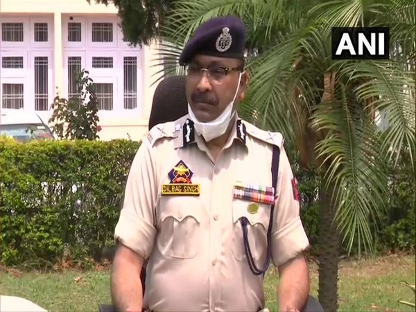 J-K DGP Dilbag Singh addressing a press conference in Jammu on Monday. [Photo/ANI]