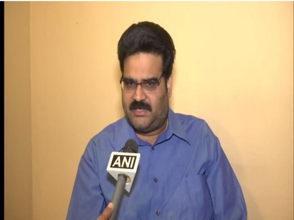 BJP leader Lanka Dinakar speaks to ANI in Hyderabad on Wednesday. [Photo/ANI]