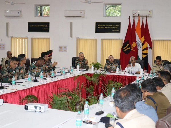 The security review meeting took place at Dinjan on Wednesday.