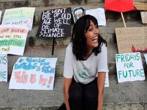 -year-old climate activist from Bengaluru Disha Ravi (Photo/Robert Vadra Facebook Account)