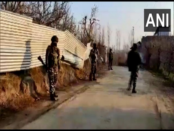 Visual of Shopian encounter (Visuals deferred by unspecified time)  (Photo/ANI)