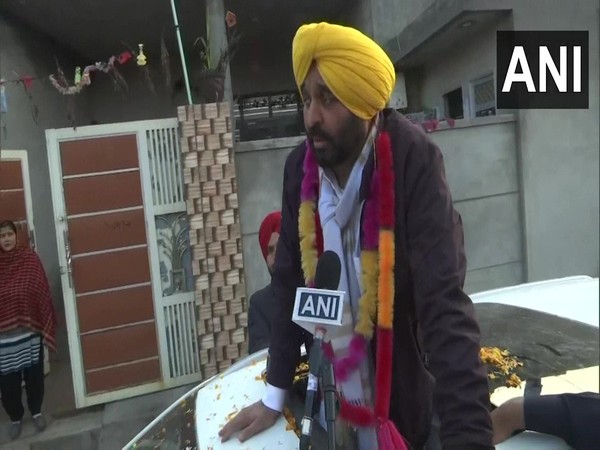 Aam Aadmi Party leader Bhagwant Mann (Photo/ANI)
