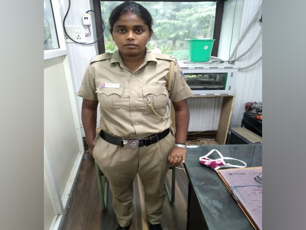 Tamanna Jahan, accused of issuing COVID-19 challans after impersonating as Assistant sub-inspector. (Photo/ANI)