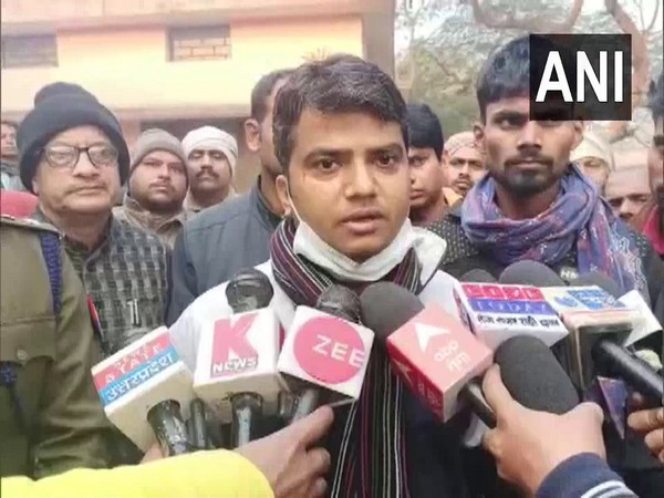 District Magistrate Jaunpur, Manish Kumar speaking to media on Tuesday.