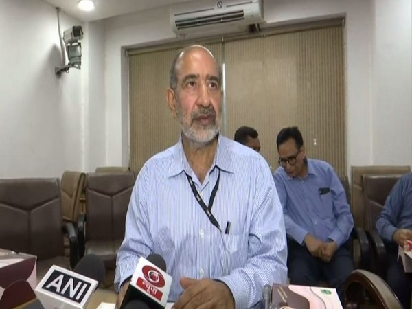 DMA president Dr Girish Tyagi speaking to reporters in New Delhi on Tuesday. 