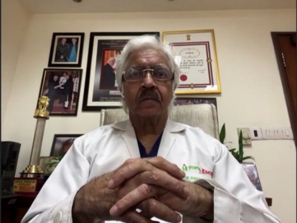 Fortis Escorts Heart Institute Chairman Dr Ashok Seth (Photo/ANI)