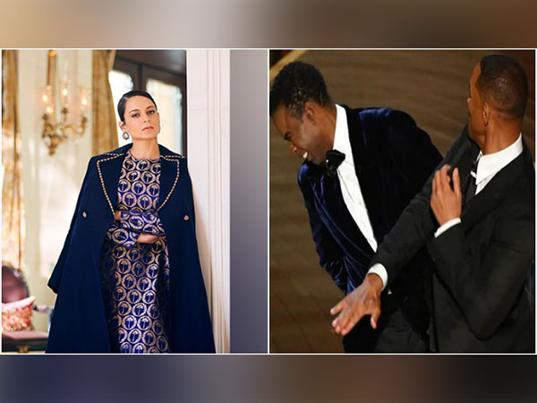 Kangana Ranaut, Will Smith slapping Chris Rock (Image source: Instagram)