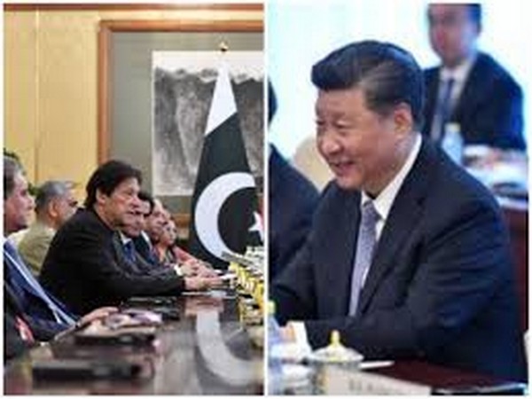 Pakistan Prime Minister Imran Khan and Chinese President Xi Jinping