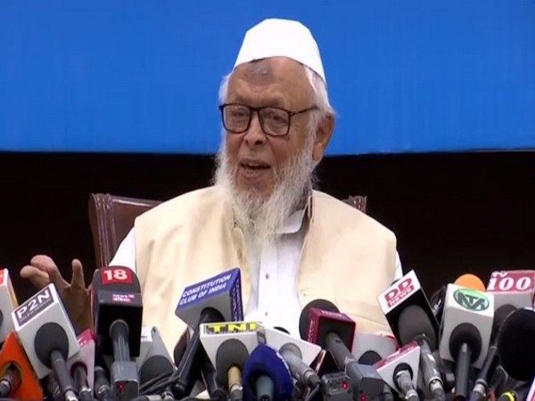 Jamiat Ulama-e-Hind president Arshad Madani. Photo/ANI