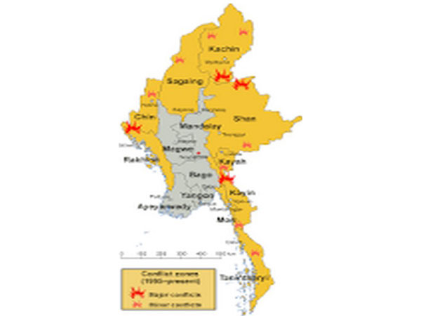 Map of Myanmar