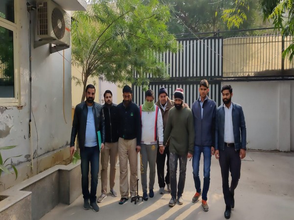 Accused with the Delhi Police 