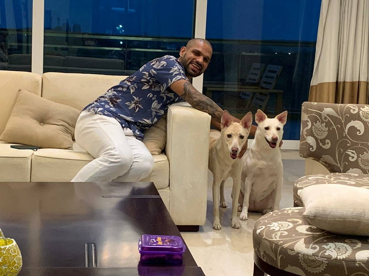 Indian cricketer Shikhar Dhawan    (Image: Shikhar Dhawan's Twitter)
