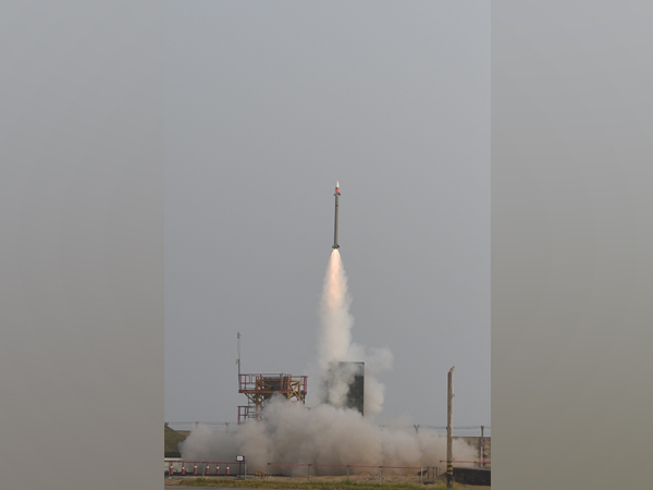 Maiden launch of Medium Range Surface to Air Missile off the Coast of Odisha. (Photo: DRDO Twiitter)