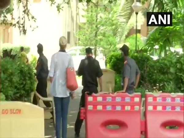 Outside DRDO guest house, Mumbai