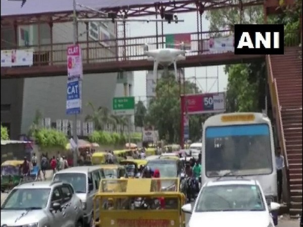 Drones used to monitor traffic in Kanpur, Uttar Pradeshon June 23. Photo/ANI