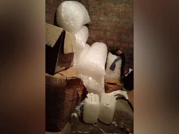 Material used for making fake medicines for buffaloes. (Photo/ANI)