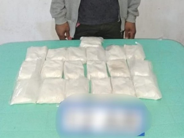 The accused, along with the recoveries, has been handed over to the police. (Picture courtesy: EasternCommand_IA Twitter)